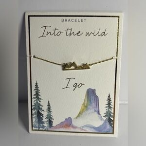 NEW Francesca's Collections Gold Mountain Bracelet